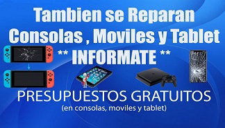 reparacion tabletconsolas